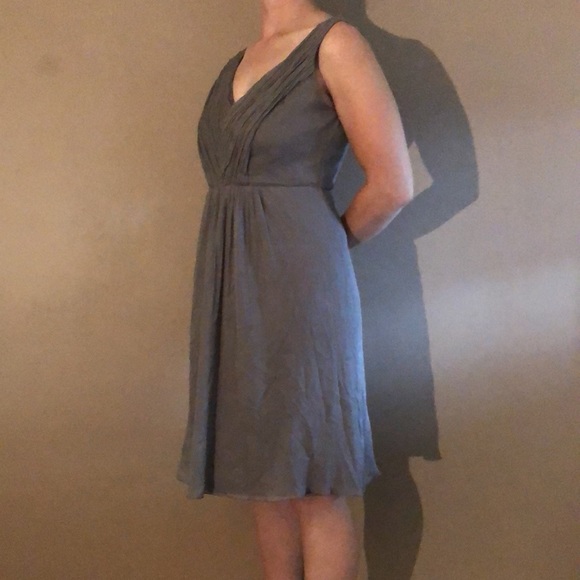 J Crew Outlet Gray Formal Dress size 10 - Picture 2 of 8